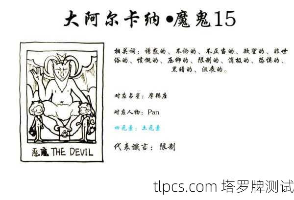 塔罗牌中的恶魔牌,象征与深层解读