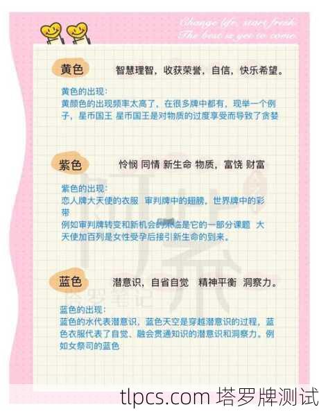 塔罗牌色彩对照表,色彩与象征意义的深度解析