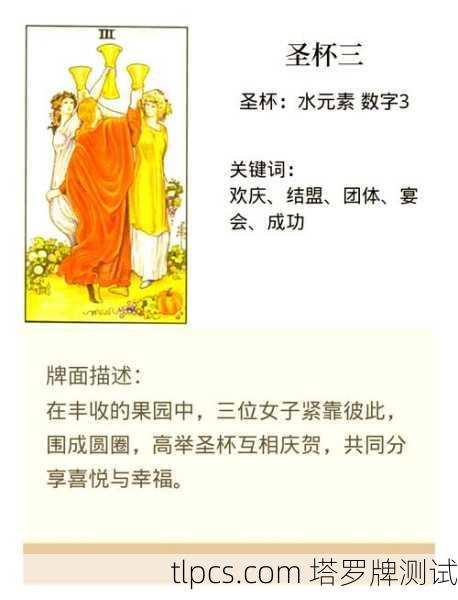 塔罗牌圣杯十正位解析，情感圆满与幸福和谐