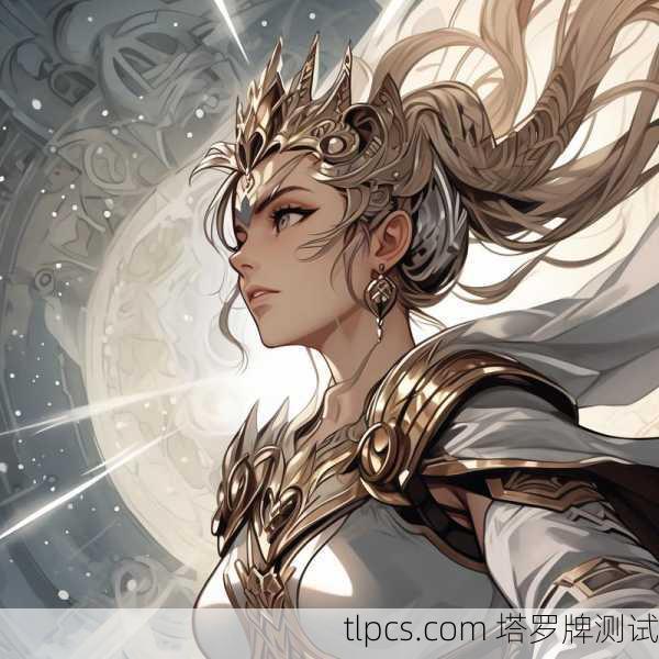 塔罗牌印象，插画头像女生的神秘魅力