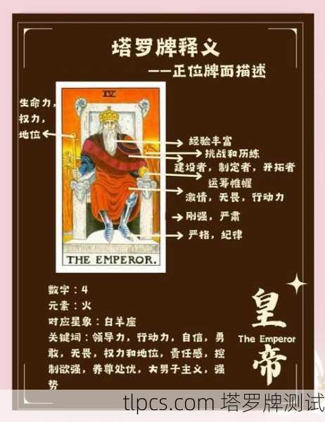 塔罗牌里的皇帝正位是啥意思？看完这篇你就懂了！