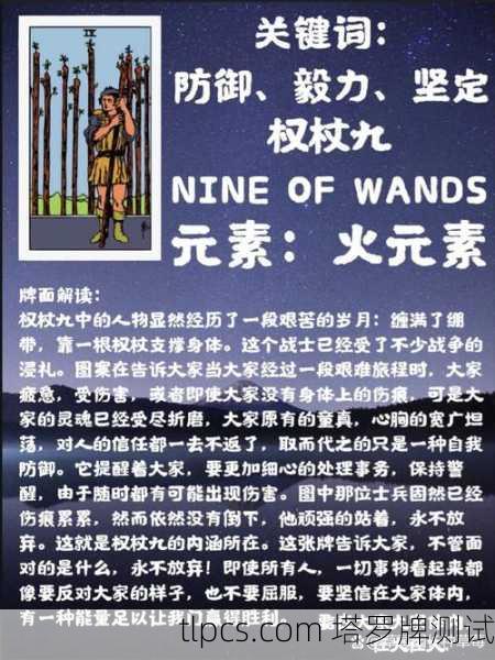 塔罗牌权杖9星座秀,当火象星座遇上孤军奋战,是躺平还是逆袭?