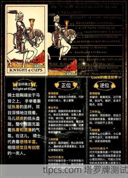 这张骑马拿奖杯的塔罗牌,到底藏着啥玄机?