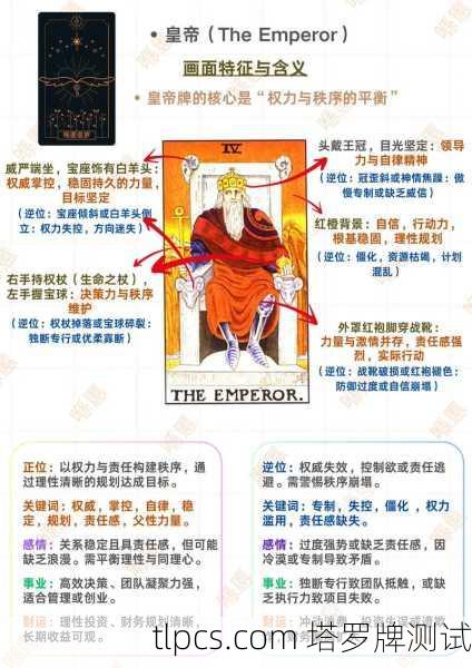 塔罗牌里的霸道总裁，正位皇帝牌在爱情里到底啥意思？