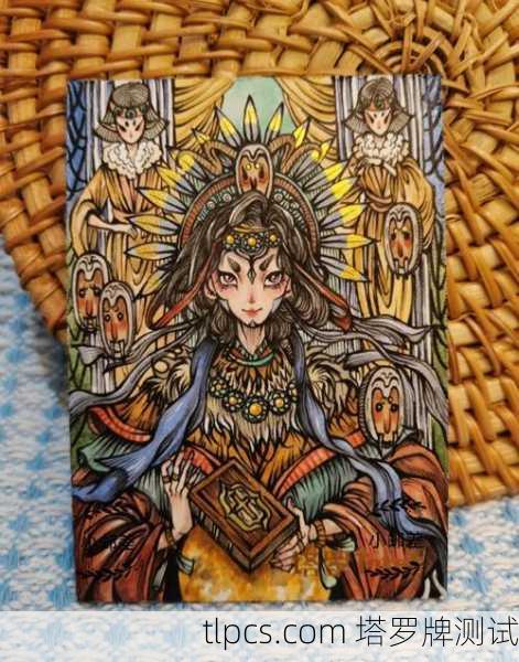 塔罗牌女祭司，智慧与直觉的深邃象征