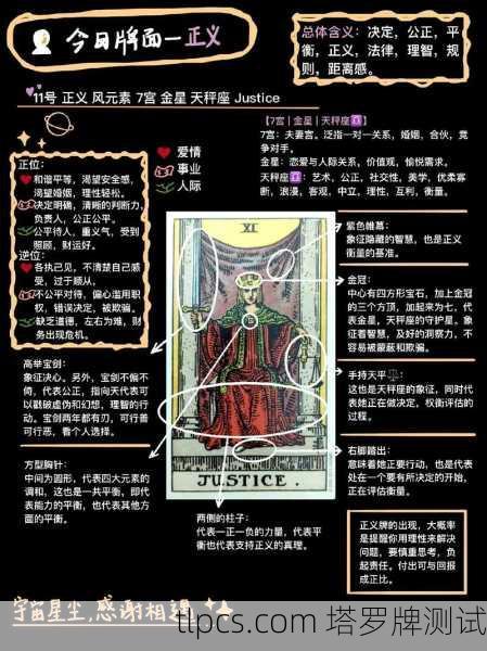 抽到正义逆位别慌！塔罗老玩家带你拆解失衡的深层信号