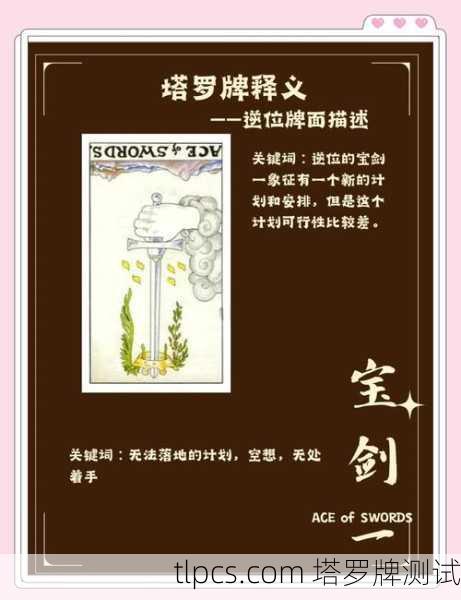 宝剑一，斩断迷雾的智慧之锋—深度解读与塔罗测算实战