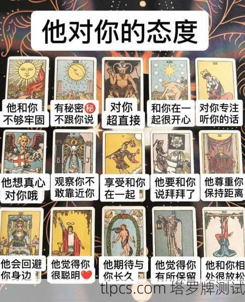 塔罗牌测他,解读你心中的他,牌阵中的情感密码