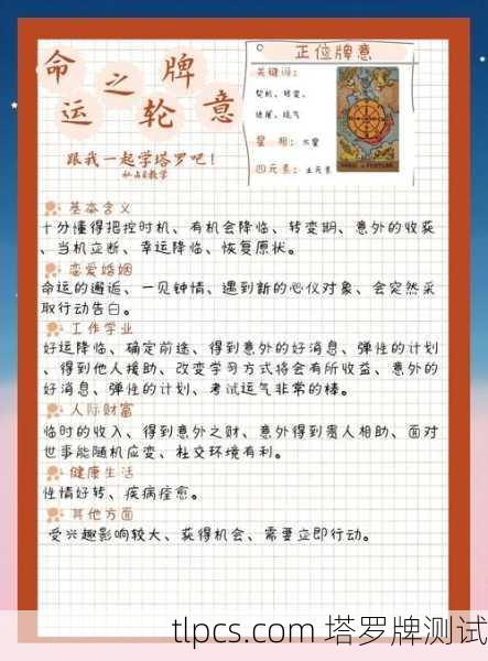 塔罗牌结果解读，命运之轮转动的启示