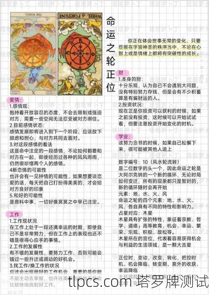 塔罗牌月运势解读，探索十月命运之轮的奥秘与指引