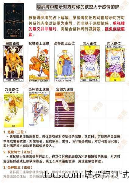 性测试塔罗牌，当欲望遇见神秘符号
