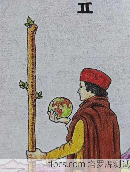 权杖二，抉择与远见的塔罗牌智慧