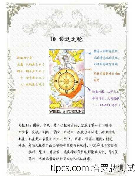 塔罗牌小说，命运之轮的启示与抉择