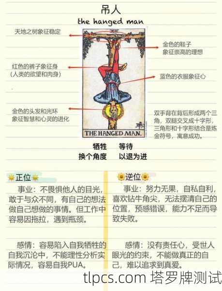 抽到倒吊人别慌！聊聊塔罗牌里那个悬挂的人到底在暗示啥