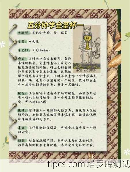 圣杯占卜,揭秘塔罗牌中的情感与潜意识密码